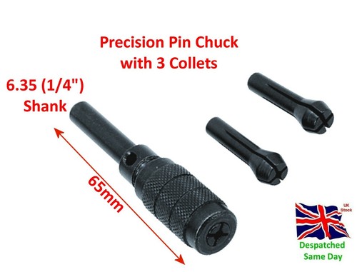 35mm precision pin vice - 6.35mm,