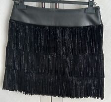 DKNY ladies fringe mini skirt