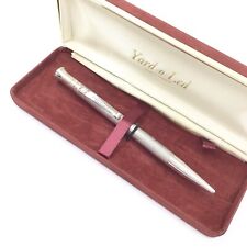 New Yard O Led Perfecta Sterling Silver Ballpoint Pen, Boxed
