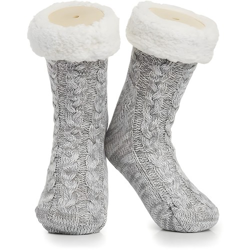 Slipper fluffy socks heat - slipper,