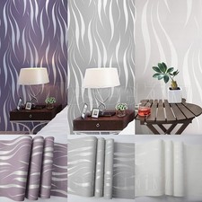 Silver Grey Wallpaper 3D Wave