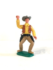 1 x TIMPO TOYS ? 1960/70's. WILD WEST COWBOY. 1/32 SCALE PLASTIC SOLDIER