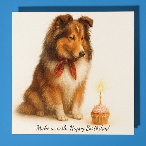 Shetland sheepdog happy - sheepdog,