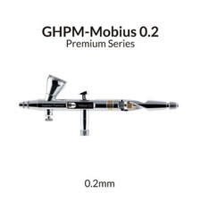 GAAHLERI PREMIUM SERIES - MOBIUS DOUBLE ACTION GRAVITY FEED AIRBRUSH (0.2MM)