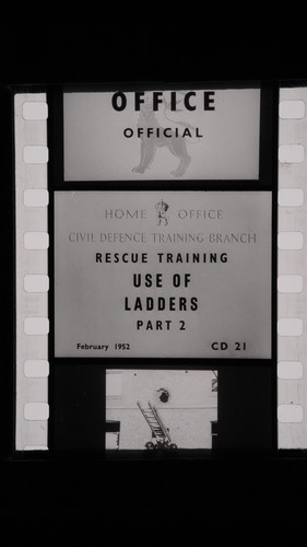 Rescue training ladders - "rescue,