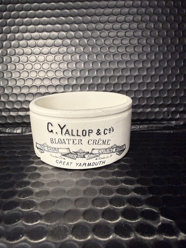 Antique printed pot meat paste - antique,