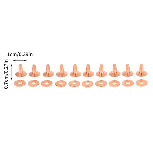 10sets copper rivet - copper,
