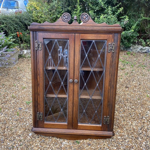 Vintage old charm oak leaded - old,