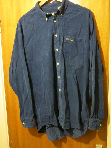Burberry men blue corduroy - men's,