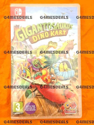 Gigantosaurus dino kart racing - dino,
