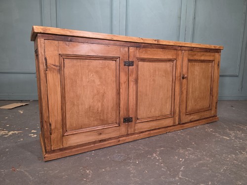 Antique pine door sideboard - antique,
