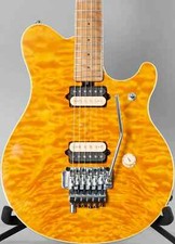 Ernie Ball Music Man Eddie Van Halen Signature Amber Quilt Top Electric Guitar