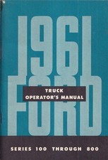 1961 Ford Pickup And Truck