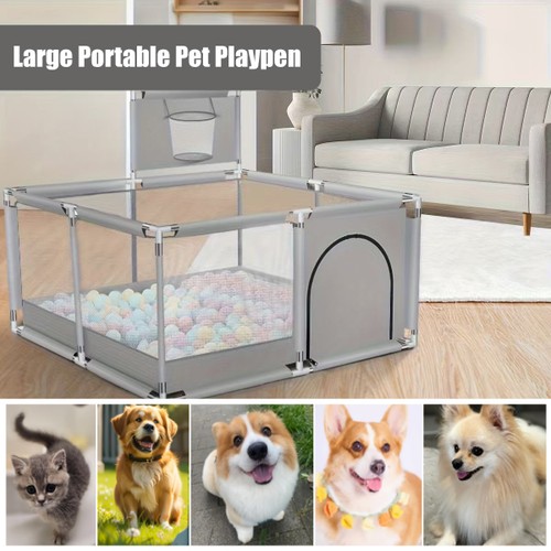 Large pet dog playpen - large, portable