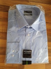 MENS  Striped Blue White Shirt