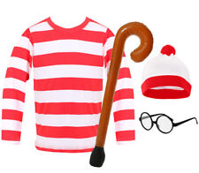 RED & WHITE STRIPED T-SHIRT
