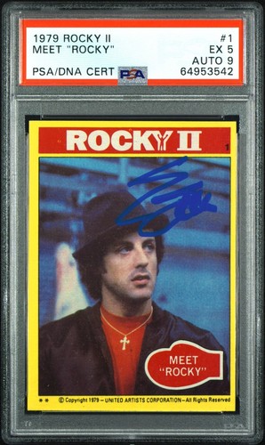 Sylvester stallone 1979 topps - 1979,