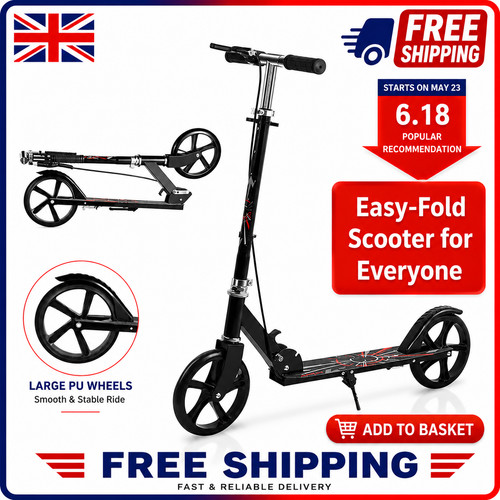 Foldable scooter 20km - scooter, 20km/h