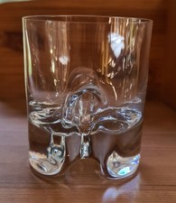 4 Special Whiky Glasses / Heavy / Tumblers / Design Krosno, Poland
