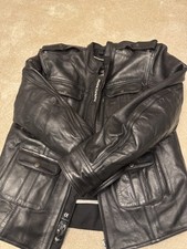 Frank Thomas Leather bike jacket with zip out lining - classic quality