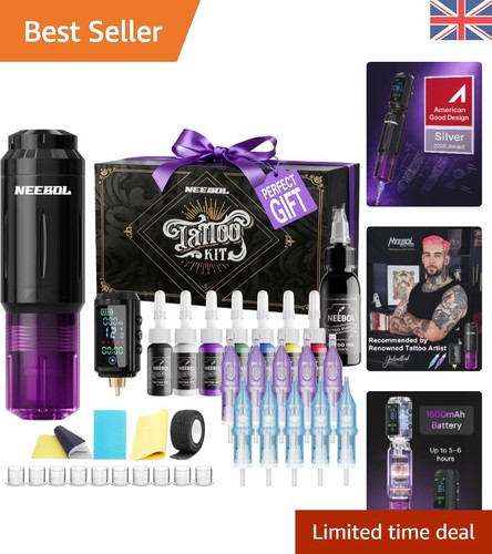 Wirless tattoo gun kit - gun,