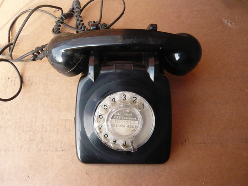 Rotary dial telephone model - dial,