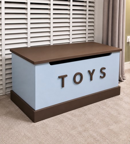 Personalised toy box wood - personalised,