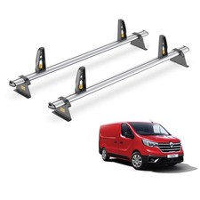 Renault Trafic Roof Rack for 2014+ 2x Roof Bars Van Guard UltiBar+