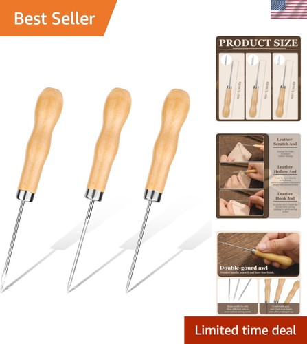 Pcs sewing awl leather - 3,