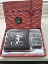 JACK DANIELS GIFT SET-Cigarette case and gas lighter -Christmas present!!!
