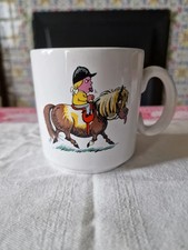 Thelwell Pony Ceramic Cup - Grays Staffordshire Norman Thelwell Vintage