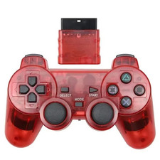 Wireless Game Controller Dual Vibration Gamepad For PlayStation 2 PS2 TV Box UK