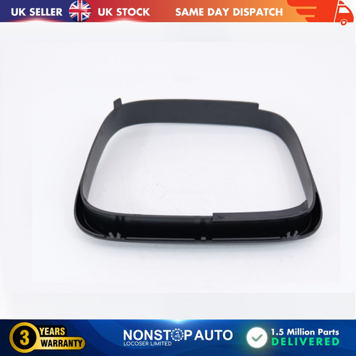 Side mirror frame left black - side,