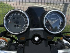 For Suzuki GR 650 1983-1989    Chrome Dial Surrounds Gauge Rings Polished Alloy