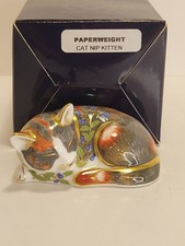 Royal Crown Derby Cat Nip