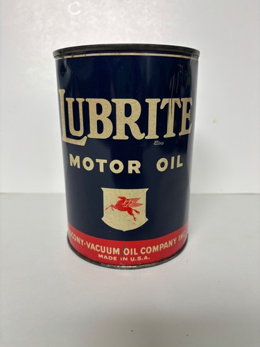 Vintage lubrite motor oil - motor, 1