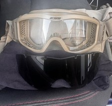 ESS Army Military Issue Tactical Ballistic Goggles With Microfiber Cloth Cover