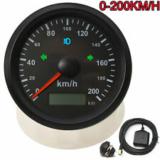 85mm GPS Speedometer 200km/h Odometer Gauge For Boat Car SUV ATV Motorcycle     