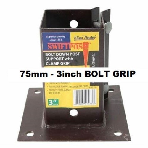 Bolt down grip fence - 3",