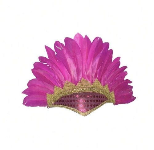 Vibrant pink feathered - vibrant,