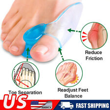 2PCS Bunion Corrector Toe Splint Straightener Corrector Hallux Valgus Support ☋