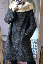 Vintage Real Fur Leather