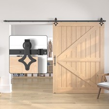 10ft Sliding Door Kit Black