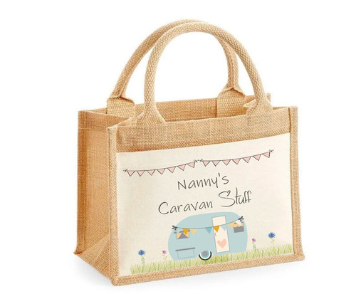 Personalised jute bag - xl,