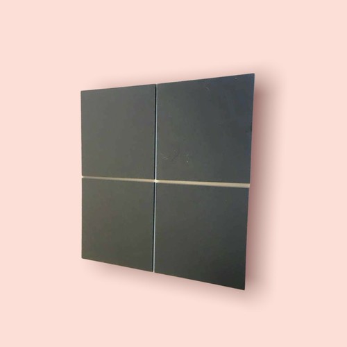 Coloured matt square acrylic - coloured,