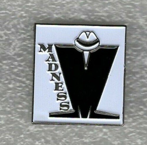 Madness pin badge design - madness, m