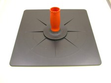 Plasterers hawk ABS plastic large size 330 x 330mm British made,removable handle