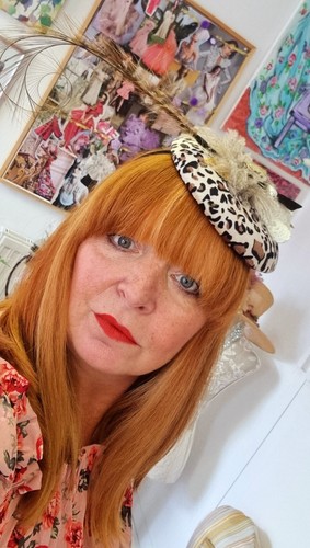 Leopard button cocktail - , hat