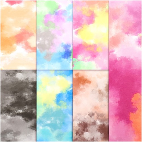 7pcs tie dye heat transfer - dye,