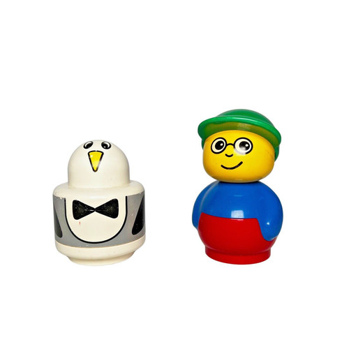 Vintage lego duplo - duplo, primo